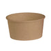 Ensaladera redonda multiusos BUCKATY cartón kraft 1200ml Ø150mm A100mm - 45Uds