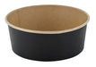 Ensaladera redonda multiusos BUCKATY cartón negro 1300ml Ø185mm A70mm - 45Uds