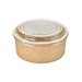 Ensaladera redonda multiusos BUCKATY cartón kraft 1500ml Ø187mm A66mm - 50Uds