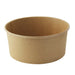 Ensaladera redonda multiusos BUCKATY cartón kraft 1560ml Ø185mm A82mm - 45Uds