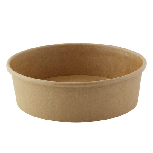Ensaladera redonda multiusos BUCKATY cartón kraft 480ml Ø150mm A45mm - 45Uds