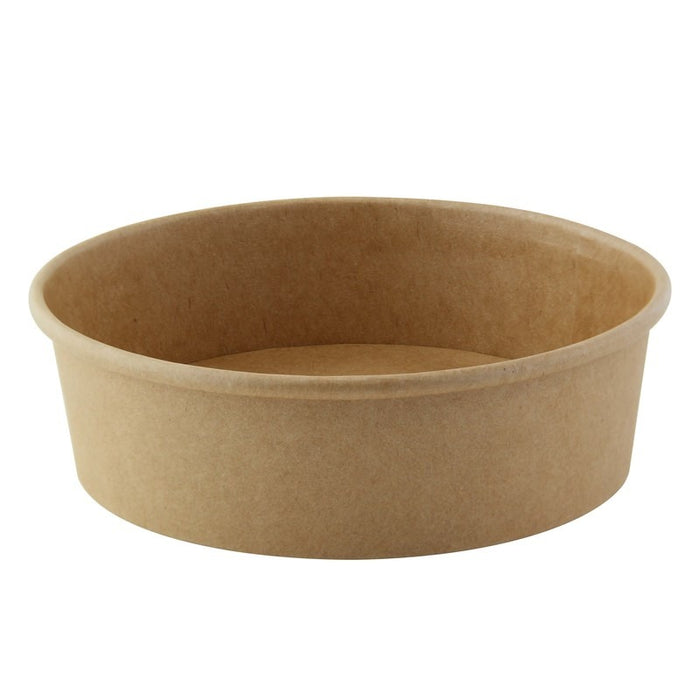 Ensaladera redonda multiusos BUCKATY cartón kraft 480ml Ø150mm A45mm - 45Uds