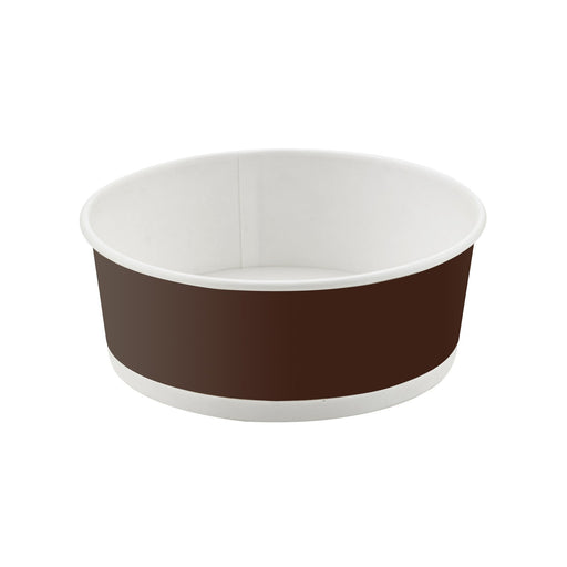 Ensaladera redonda multiusos BUCKATY cartón negro 600ml Ø142mm A57mm - 50Uds