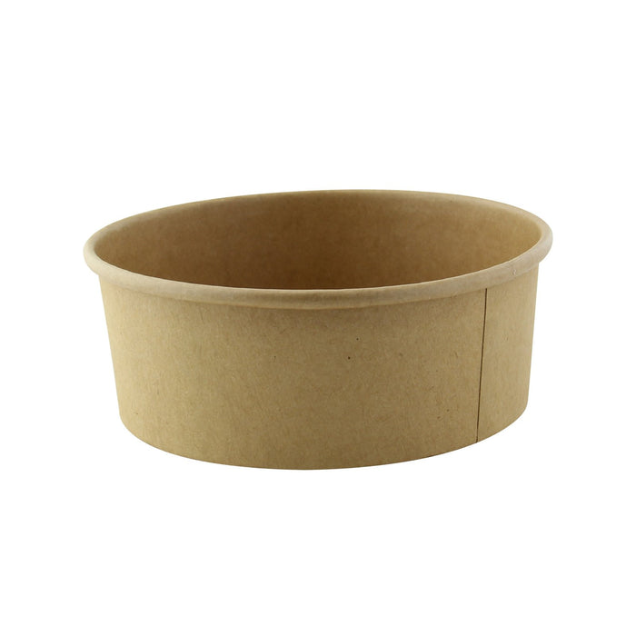 Ensaladera redonda multiusos BUCKATY cartón kraft cartón kraft 580ml Ø150mm A50mm - 45Uds