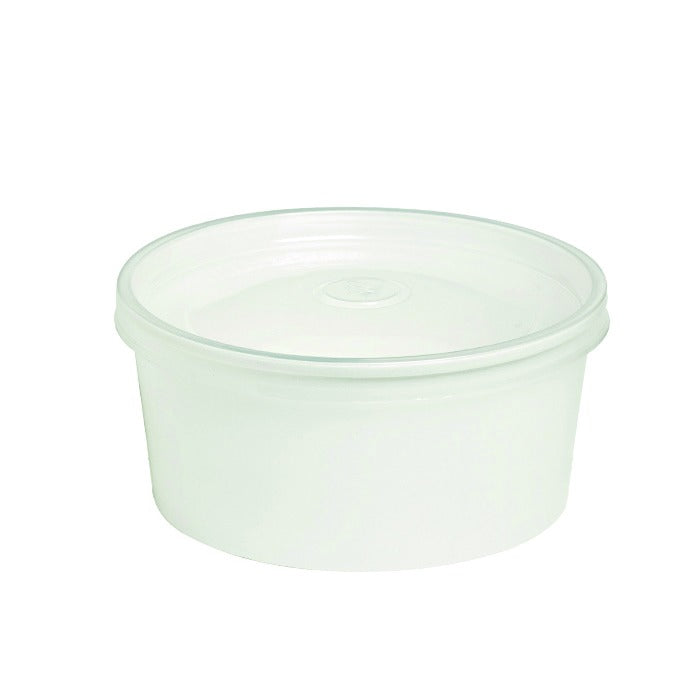 Ensaladera redonda multiusos BUCKATY cartón blanco 750ml Ø145mm A68mm - 50Uds