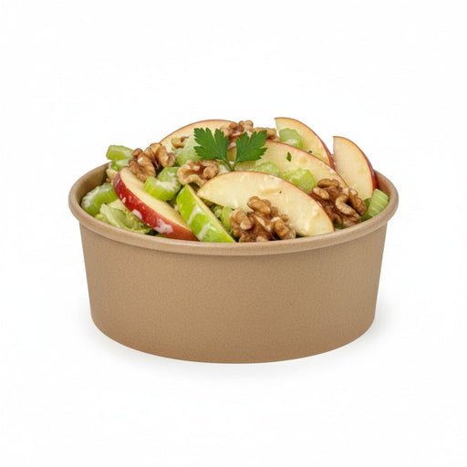 Ensaladera redonda multiusos BUCKATY cartón kraft 750ml Ø145mm A68mm - 50Uds