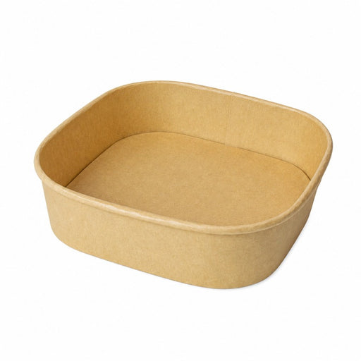 Ensaladera cuadrada multiusos Kraft 170x170mm H56mm 1000ml - 50Uds
