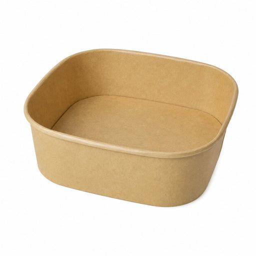 Ensaladera cuadrada multiusos Kraft 170x170mm H66mm 1200ml - 50Uds