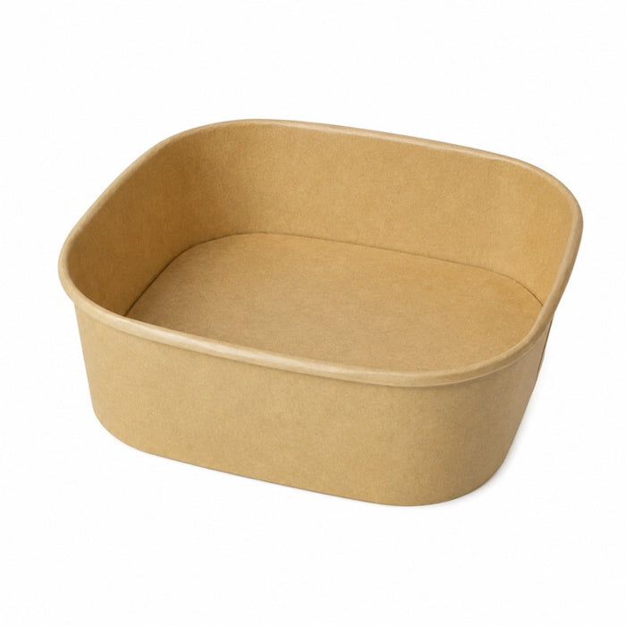 Ensaladera cuadrada multiusos Kraft 170x170mm H66mm 1200ml - 50Uds