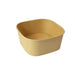 Ensaladera cuadrada multiusos Kraft 170x170mm H75mm 1400ml - 50Uds