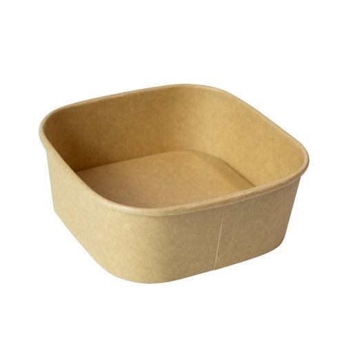 Ensaladera cuadrada multiusos Kraft 130x130mm H50mm 500ml - 50Uds