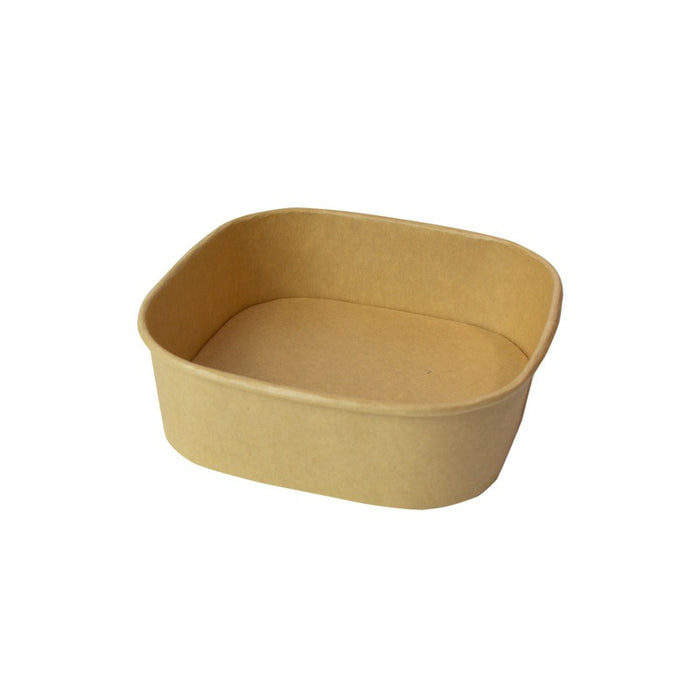 Ensaladera cuadrada multiusos Kraft 170x170mm H42mm 750ml - 50Uds