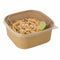 Tapa de PET para ensaladera cuadrada  170x170mm - 50Uds