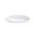 Tapa plana transparente RPET Ø185mm - 45Uds