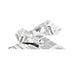 Cono de papel antigrasa con diseño periódico 960ml 380x300mm A300mm - 1000Uds
