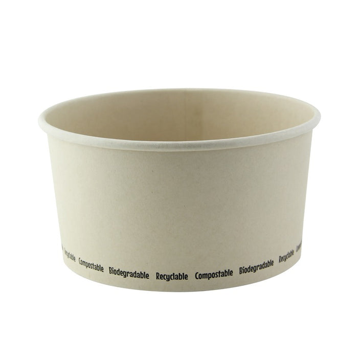 Ensaladera redonda multiusos BUCKATY cartón y fibra de bambú 1000ml Ø150mm A78mm - 45Uds