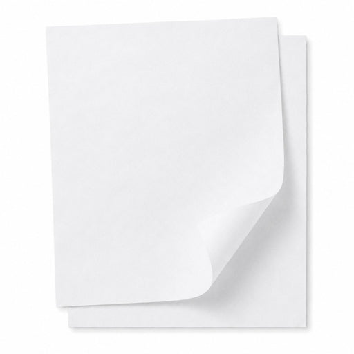 Papel blanco de cocción siliconado 2 caras 530x325mm - 500Uds