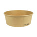 Ensaladera redonda multiusos BUCKATY de fibra de bambú marrón 1200ml Ø185mm A65mm - 45Uds