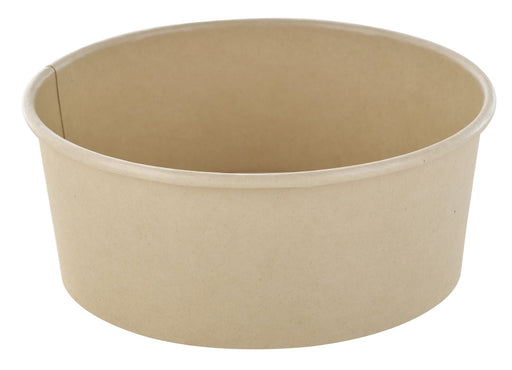 Ensaladera redonda multiusos BUCKATY en fibra de bambú marrón 700ml Ø150mm A60mm - 45Uds