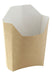 Envase kraft tipo Bolsillo para patatas fritas 115x90mm A110mm - 50Uds