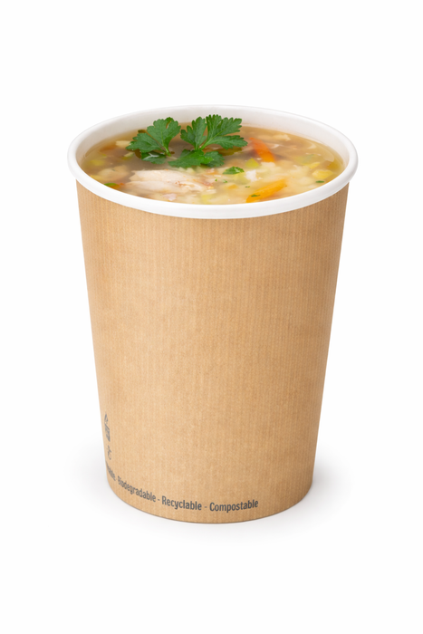 Tarrina para sopa CPLA diseño NATURE 940ml A149mm - 25Uds