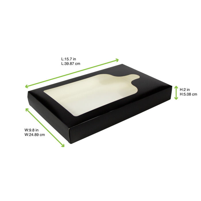 Caja con ventana pet para tablero 400x250mm H50mm - 50Uds