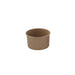 Tarrina de cartón kraft para caliente/frío 100ml Ø61mm A58mm - 50Uds