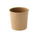 Tarrina de cartón negra para caliente/frío 140ml Ø72mm A56mm - 100Uds