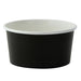 Tarrina de cartón negra para caliente/frío 200ml Ø90mm A48mm - 50Uds