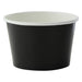 Tarrina de cartón negra para caliente/frío 280ml Ø95mm A62mm - 50Uds