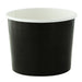 Tarrina de cartón negra para caliente/frío 320ml Ø90mm A70mm - 50Uds