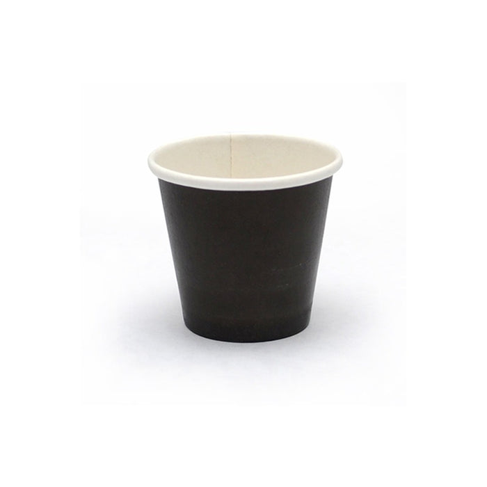 Tarrina de cartón negra para caliente/frío 45ml Ø46mm A40mm - 50Uds