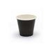 Tarrina de cartón negra para caliente/frío 45ml Ø46mm A40mm - 50Uds
