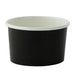 Tarrina de cartón negra para caliente/frío 60ml Ø62mm A35mm - 50Uds