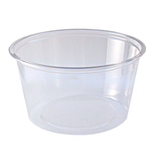 Salsera PLA transparente 110ml Ø76mm A40mm - 100Uds
