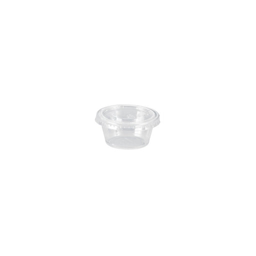 Combo salsera PP + tapa 100ml Ø70mm A37mm - 100Uds