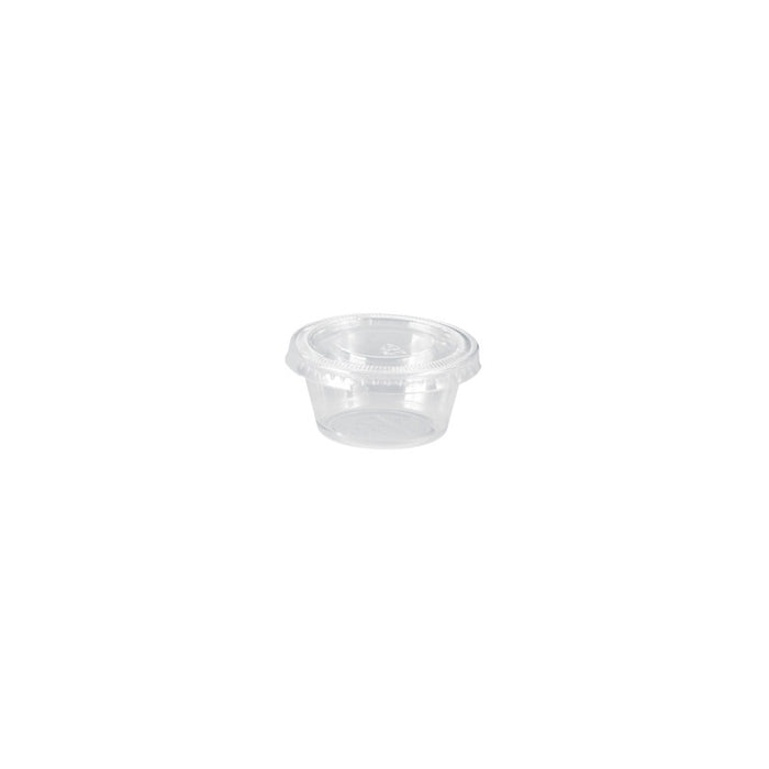 Combo salsera PP + tapa 100ml Ø70mm A37mm - 100Uds