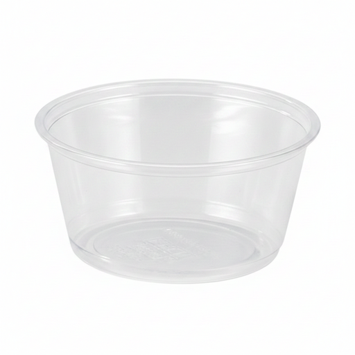 Salsera PP transparente 100ml Ø70mm A32mm - 50Uds
