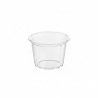 Salsera PET transparente 80ml Ø75mm A35mm - 100Uds