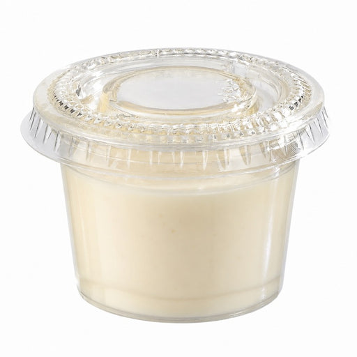 Tapa PET transparente Ø75mm - 100Uds