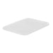 Tapa plana translúcida PP rectangular para 210APUREC750 173x120mm - 25Uds