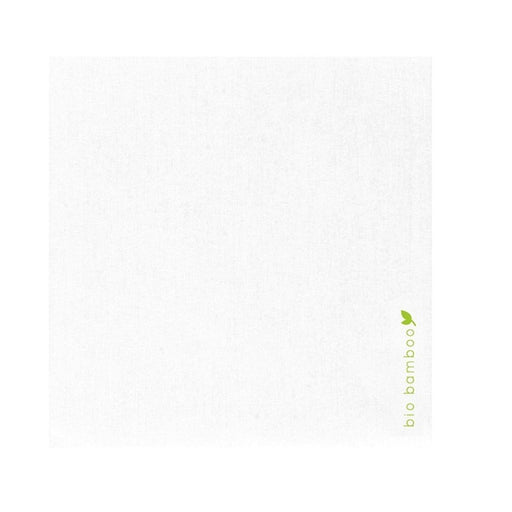 Servilleta de fibra de bambú blanca 250x250mm - 50Uds