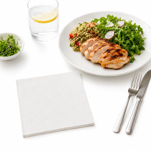 Servilleta de papel 2 capas 300x300mm - 100Uds