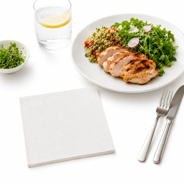 Servilleta de papel 2 capas 300x300mm - 100Uds