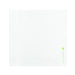 Servilleta de fibra de bambú blanca 400x400mm - 50Uds