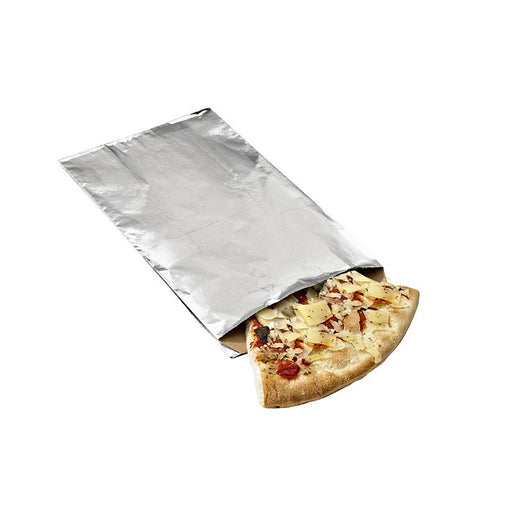 Funda bocadillo aluminio con interior kraft marrón 90x300mm A40mm - 250Uds