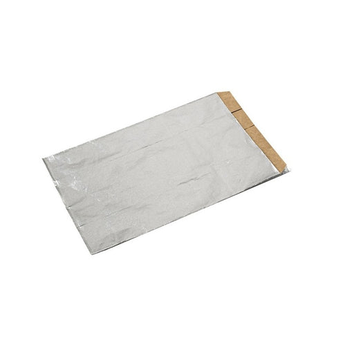 Funda bocadillo aluminio con interior kraft marrón 140x220mm A70mm - 250Uds