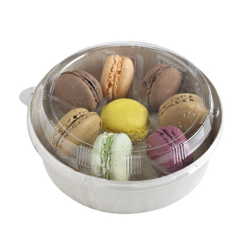 Caja de madera redonda SAMURAI para 7 macarones 710ml Ø155mm A45mm - 100Uds
