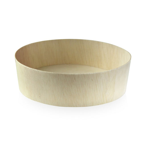 Caja de madera redonda SAMURAI para 7 macarones 710ml Ø155mm A45mm - 100Uds
