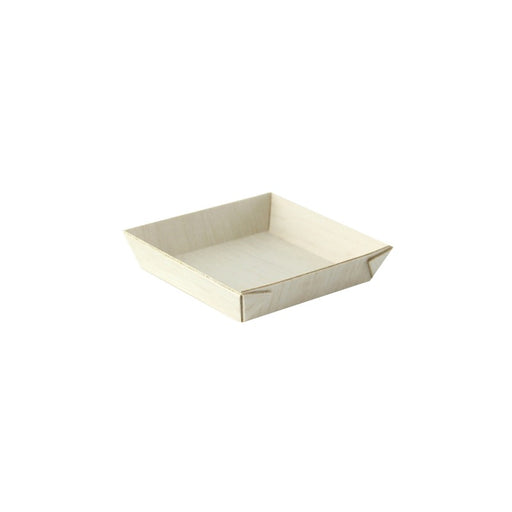 Bandeja de madera cuadrada Samouraï 70x70mm A15mm - 20Uds